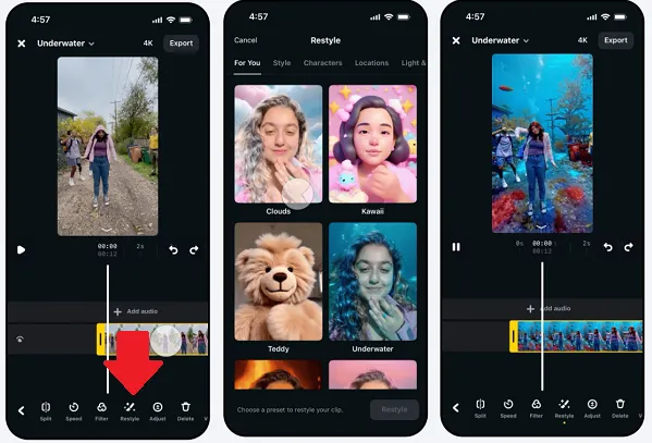 meta AI Video Restyling